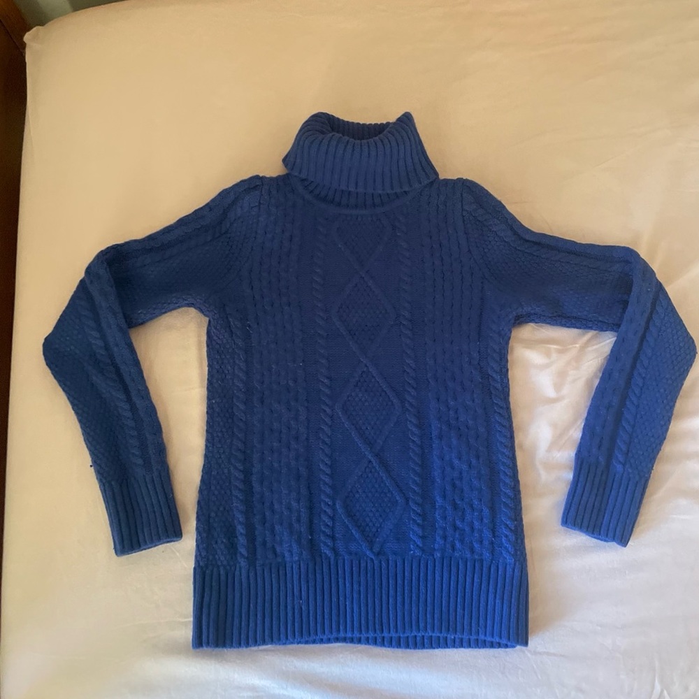 LLbean XXS Wool Turtleneck Sweater